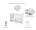 Elektroniczna niania LUVION PLATINIUM 3 + monitor oddechu BABYSENSE 7 (Wyrób medyczny)