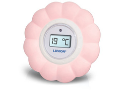Elektroniczny termometr do kąpieli i pomiaru temperatury w pokoju LUVION 2w1 Różowy